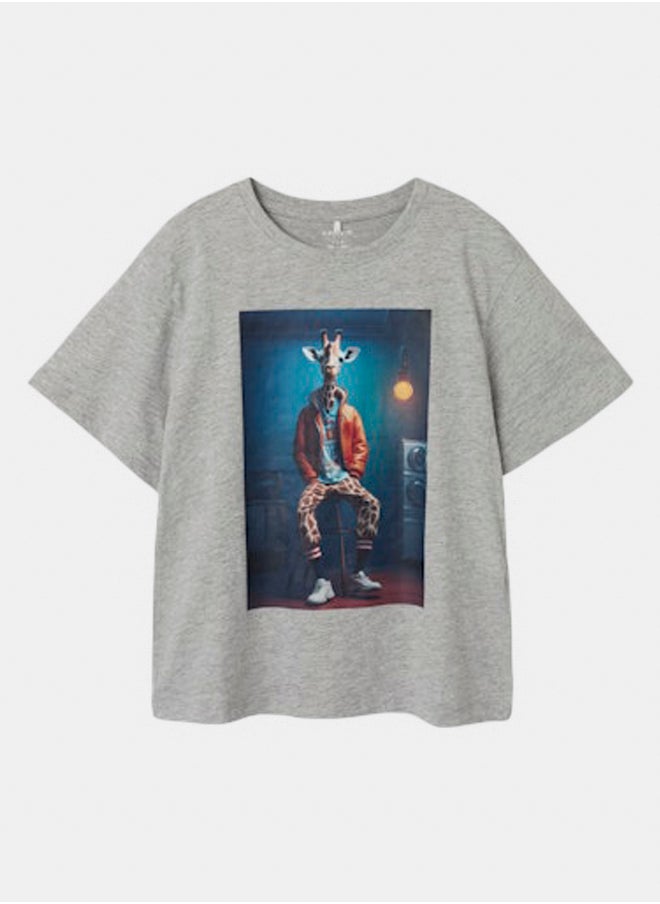 NAME IT - name it Boys Orla Top with Graphic print - Image 1