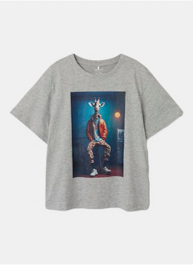 NAME IT - name it Boys Orla Top with Graphic print - Image 1