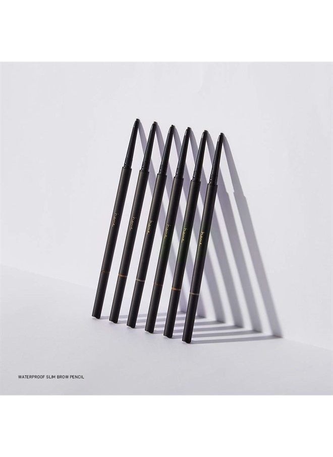 HEME heme Waterproof Slim Brow Pencil- Dark Brown 0.09g- 1.5mm ultra-fine refill delicately traces the peaks and tails of eyebrows  - Image 3