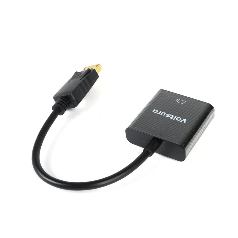 VOLTAURA DP to VGA Adapter, 1080P DisplayPort to VGA Converter, High-Resolution Video Adapter for PC, Laptop, Desktop, Monitor, Projector, Plug & Play, Compatible with DP-Enabled Devices - Image 3