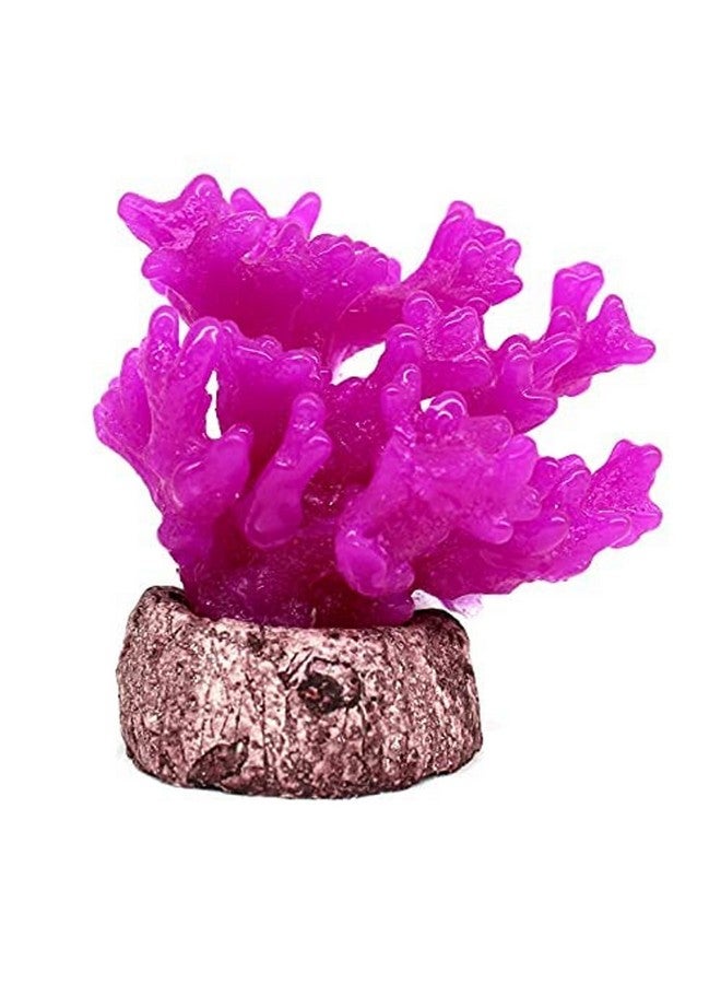 Emily Pets Artificial Seaweed Water Plants For Aquarium Decorations (Purple, Height:7.5 Cm) - Image 1