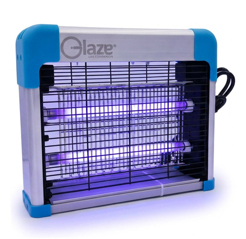 Glaze Electric Insect Killer 12W UV Mosquito Bug Zapper Lamp with Safety Grid – Indoor Fly & Mosquito Killer Machine - Image 4