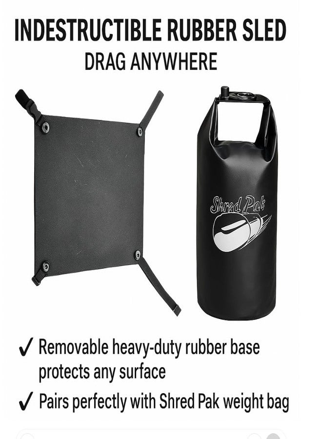 Shred Pak نظام ShredPak المُطوّر - نظام تدريب المقاومة - حزام أوزان، حقيبة أوزان، مقابض - تدريب كرة القدم، على أي سطح، تمرين قوة للرياضيين - حرق 3 أضعاف السعرات الحرارية - مناسب للصالة الرياضية، المنزل، والأنشطة الخارجية - Image 4
