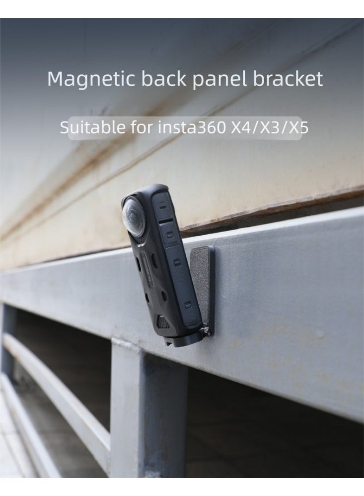 For Insta360 X3/X4/X5 Magnetic Camera Base Mount – Strong Magnetic Suction Holder with 1/4" Screw – Anti-Slip Silicone Pad, Stable Desktop & Car Mount Support - Image 3