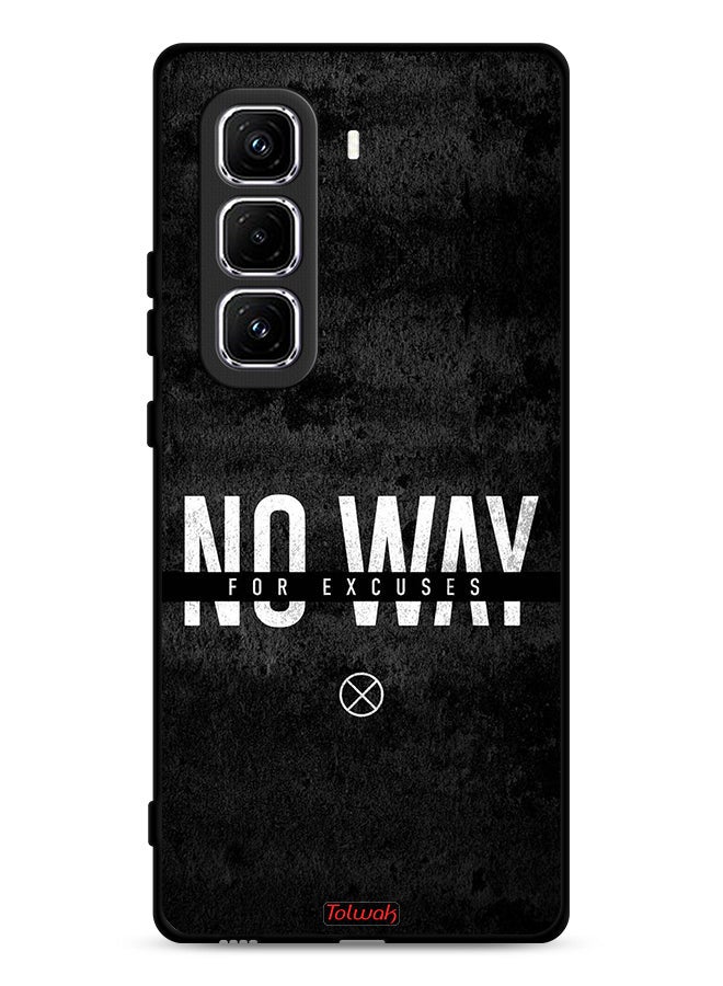 Tolwak Infinix Hot 50 Pro 4G Protective Case Cover No Way For Excuses - Image 1