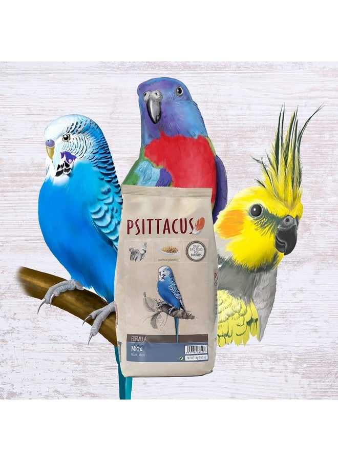 Psittacus Micro 2.2 lb | Complete Diet for Parakeets, Cockatiels and Australian Parrots | Premium Food for Birds, 100% no-GMO - Image 5