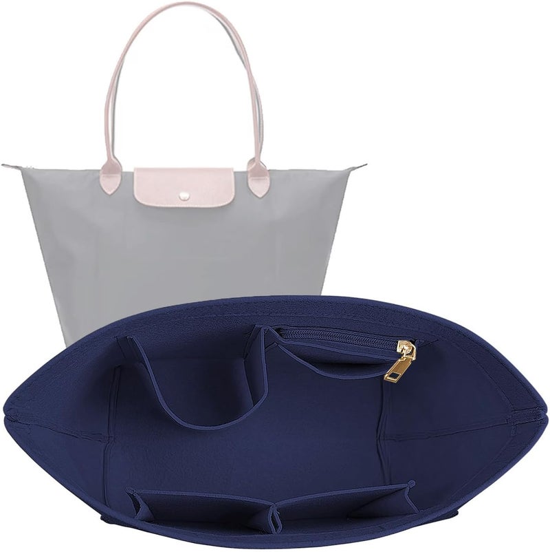 Lckaey Purse Organizer for Le Pliage Handbags insert Organizer insert 1012blue-S - Image 1