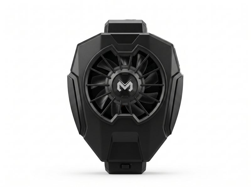Memo Black Gaming Phone Cooler with Powerful Fan & Digital Display - Ideal for Heavy Gaming & Performance Use,Model DL05 - Image 2