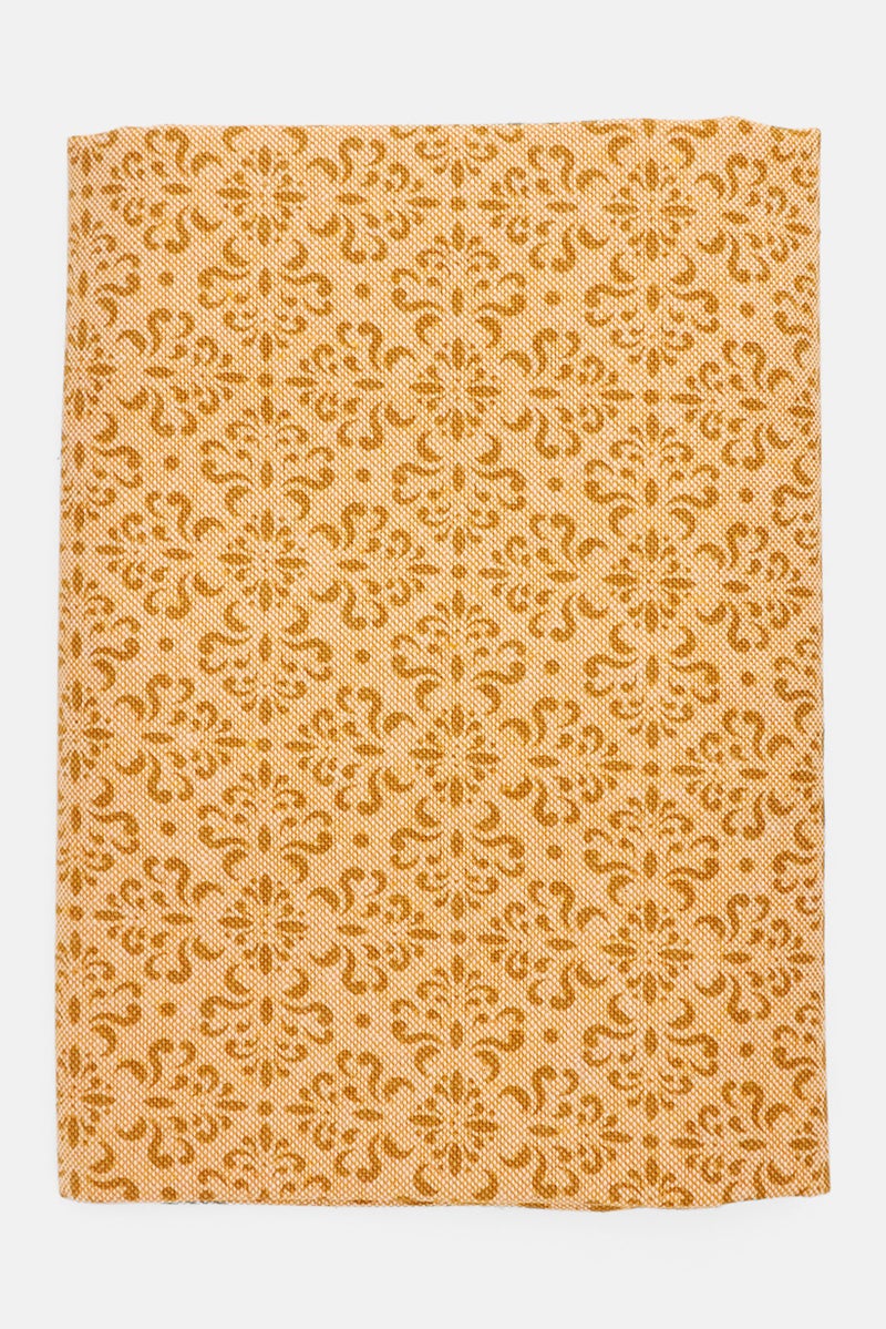 Muy Mucho Allover Print Water Repellent Cushion Cover 60 x 60 cm, Orange - Image 2