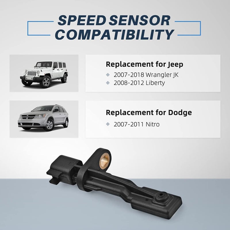 OTUAYAUTO ABS Wheel Speed Sensor Rear Left Right 52125003AB for Jeep and Dodge - Image 2