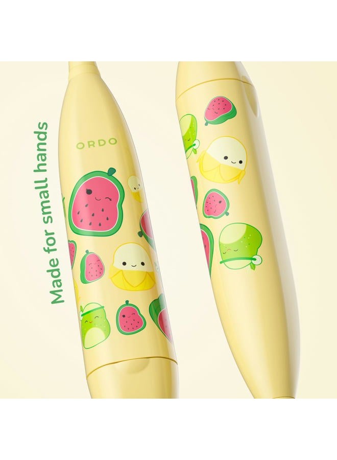 Ordo Squishmallows Toothbrush, Sonic Battery Toothbrushes for Kids, Soft Bristles, Extra Brush Head Inc, Gift for Kids Aged 4 Years and Up, Battery Included, Wanda - Image 2