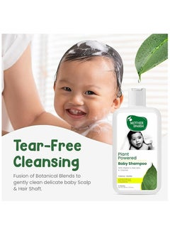 Mother Sparsh Mother Sparsh Plant Powered Natural Baby Shampoo With  Vitamin E & Coconut Oil | Nourishes Baby's Scalp & Hair - 100ml  - Image 3