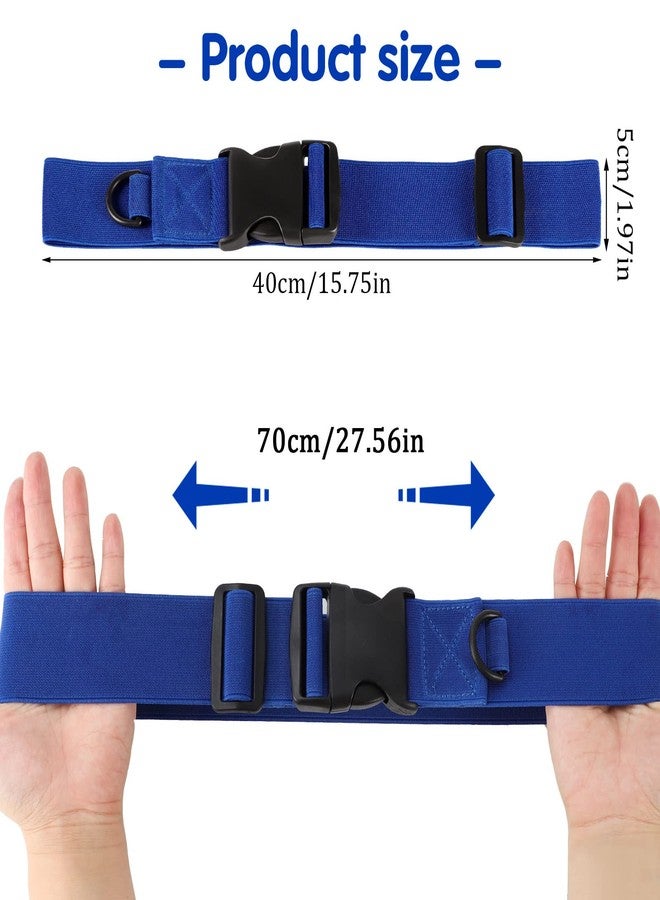 Prudiut 4 Pack Towel Bands for Beach Chairs Cruise, 2×15.7 Inch Beach Towel Clips Elastic Towel Bands with Adjustable Detachable Buckle, Beach Towel Bands for Cruise Accessories Must Haves - Image 3