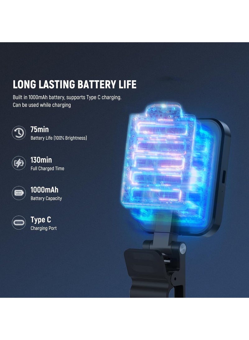 Neewer Neewer Basics BL48B Magnetic Selfie Light – Portable Clip-On LED Fill Light for Smartphones, Vlogging, Live Streaming & Makeup - Image 5