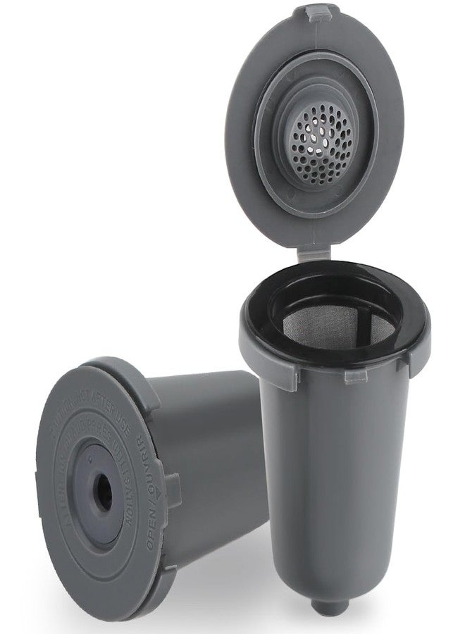 Anbige Replacement Parts 2pcs Grey Reusable Filter Cup, Compatible with Cuisinart Single Serve Coffee Makers - Image 1