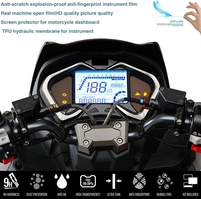 Yurefax SYM CRUISYM 150 Dashboard Screen Protector - Image 3