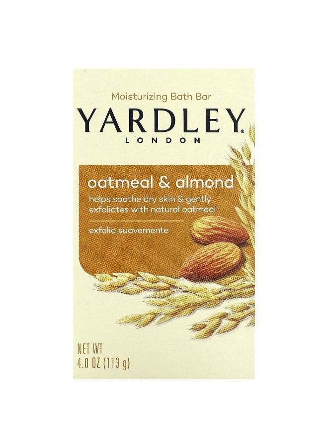 Yardley of London Yardley London, Moisturizing Bath Bar, Oatmeal & Almond, 4 oz (113 g)  - Image 1