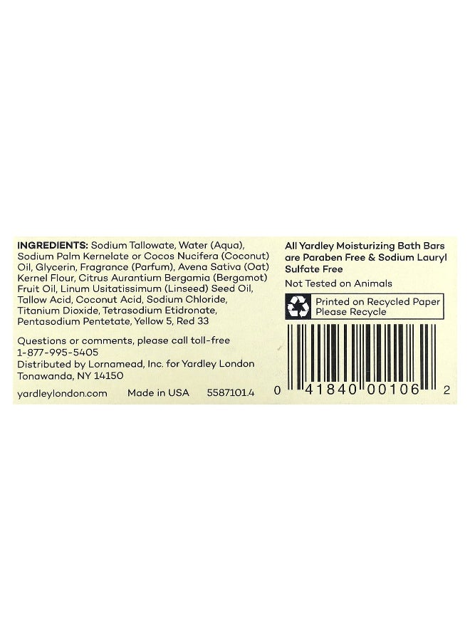Yardley of London Yardley London, Moisturizing Bath Bar, Oatmeal & Almond, 4 oz (113 g)  - Image 2