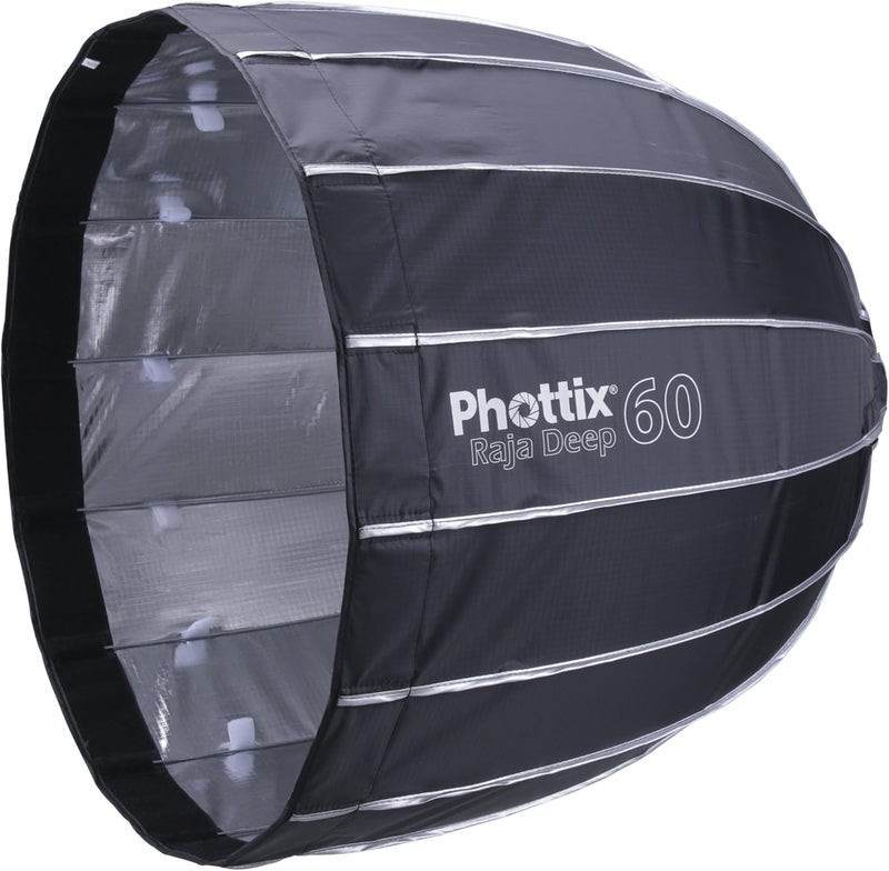 Phottix Raja Deep Quick-Folding Softbox 60cm (24") for Photography Lighting - Image 4