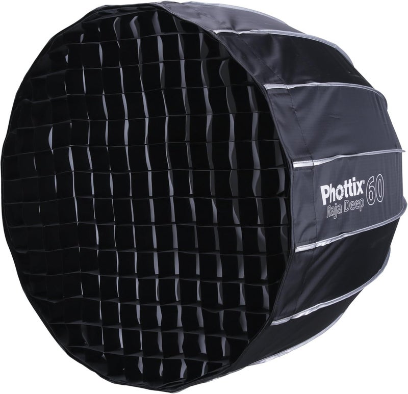 Phottix Raja Deep Quick-Folding Softbox 60cm (24") for Photography Lighting - Image 1