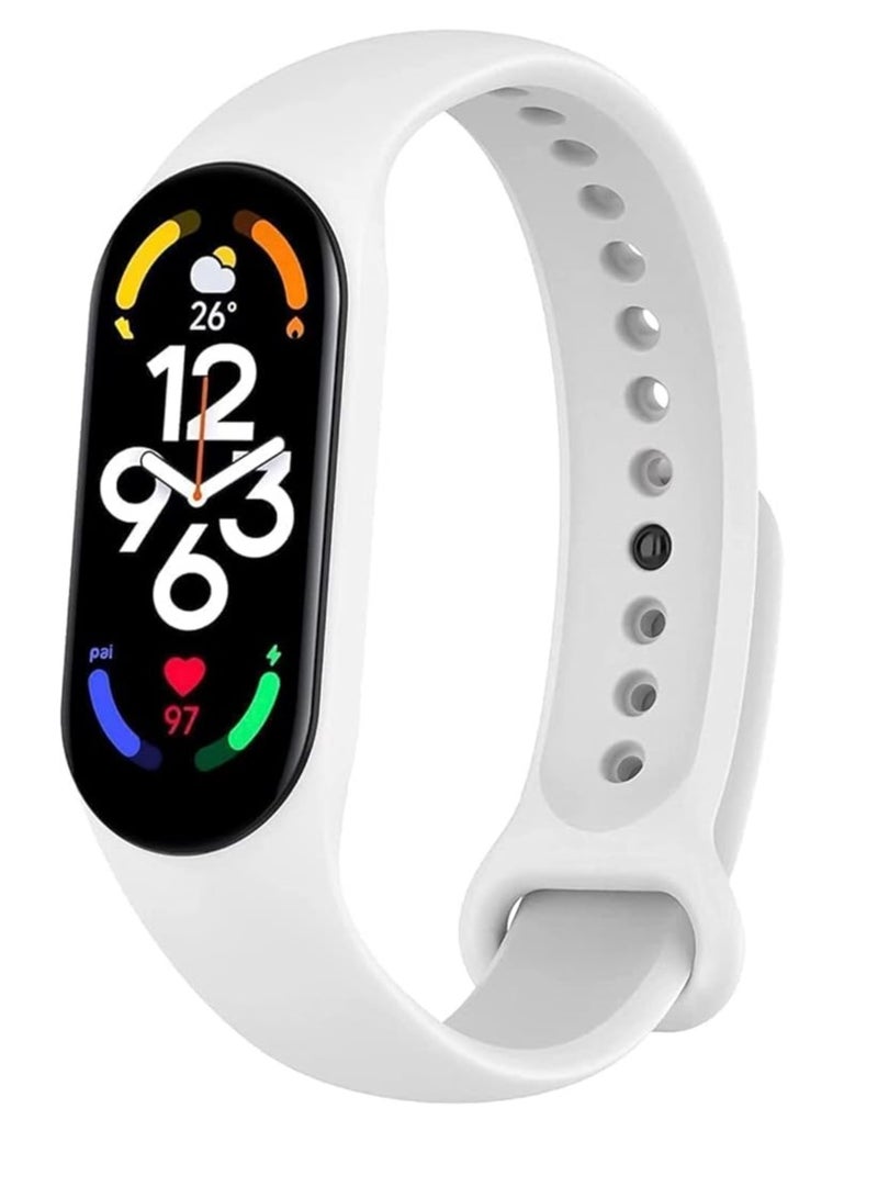 Strap Silicone Band For Xiaomi Mi Band 7/6 / 5 Breathable Strap Replacement For M5 M6 M7 Bracelet - Image 2