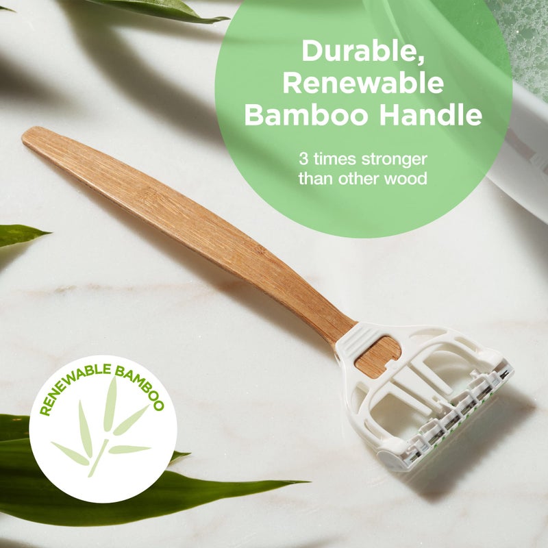 Intuition Schick Intuition Bamboo Disposable Razors for Women, 3ct - Image 3