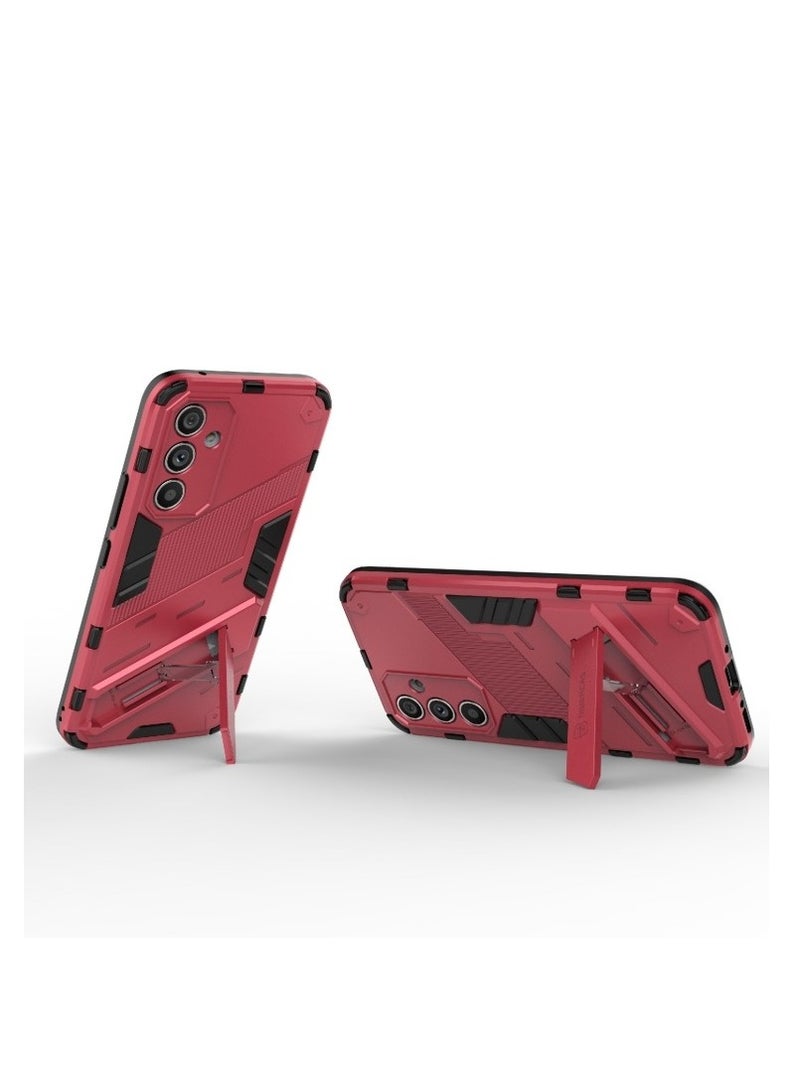 Punk Armor 2 in 1 PC Tpu Shockproof Phone Case with Invisible Holder For Samsung Galaxy A54 (watermelon) - Image 2