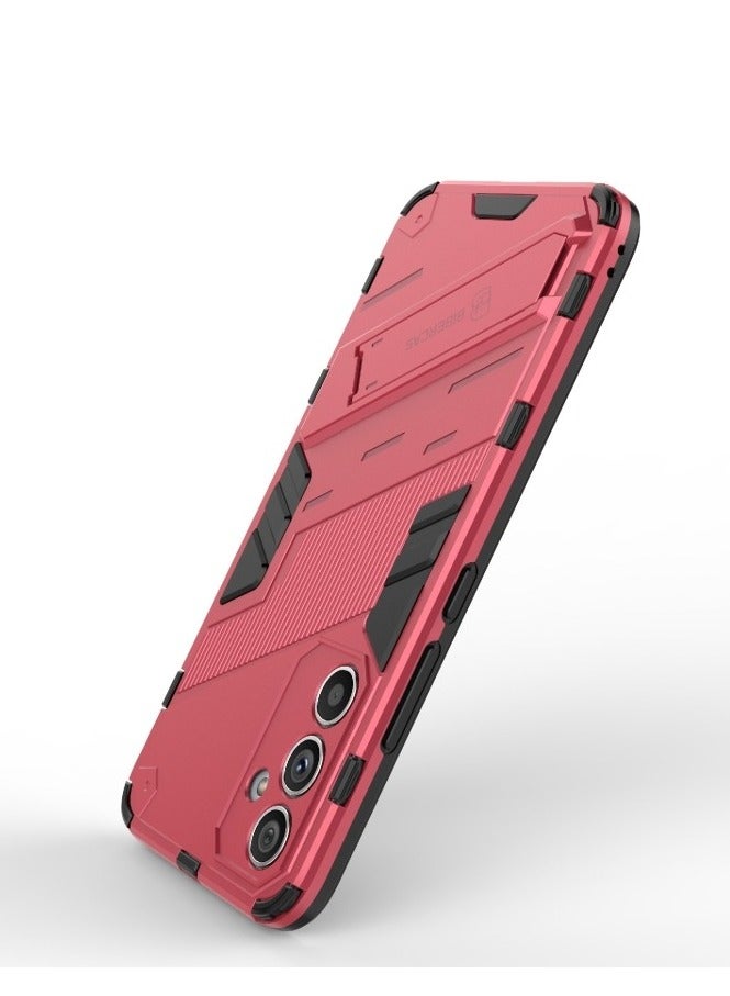 Punk Armor 2 in 1 PC Tpu Shockproof Phone Case with Invisible Holder For Samsung Galaxy A54 (watermelon) - Image 3