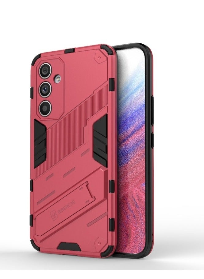Punk Armor 2 in 1 PC Tpu Shockproof Phone Case with Invisible Holder For Samsung Galaxy A54 (watermelon) - Image 4