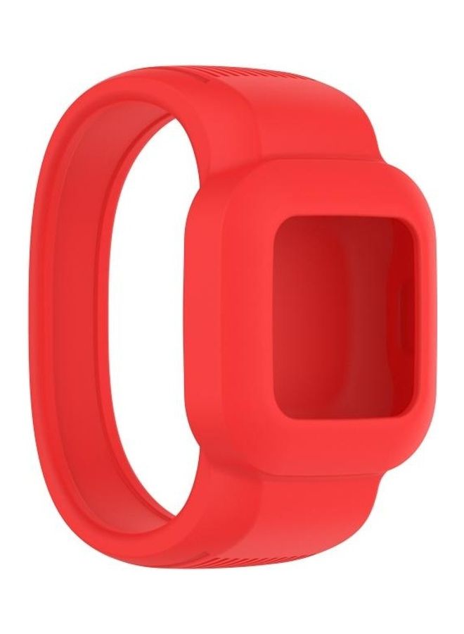 NIBEMINENT Silicon Replacement Watchband For Garmin Vivofit JR3 (S Size) Red - Image 1