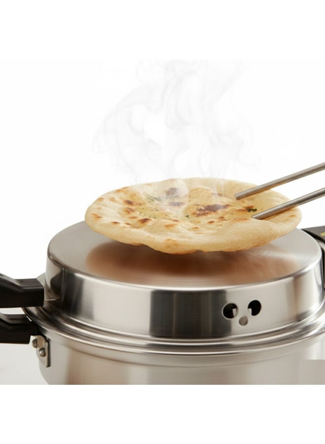 AMM 28CM Electric Roti Maker 1000W | Aluminum Non-Stick Plate | Chapati, Naan & Pizza Maker | Fast Heating Flatbread Cooker - Image 5