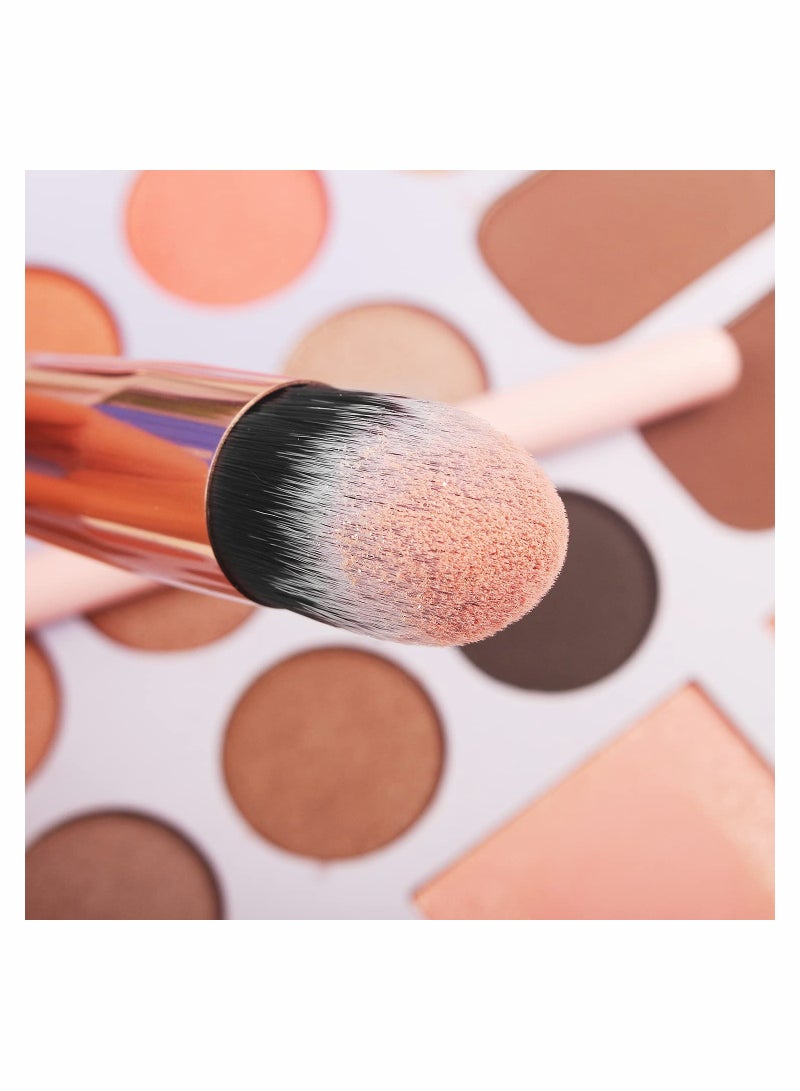 16 Pcs Makeup Brushes Sets with 1 Eyebrow Razor Premium Synthetic Foundation Blending Face Powder Eye Shadow Concealer Make Up Brushes Tool - Image 4