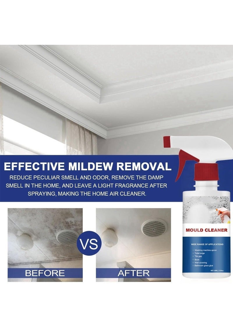 Household Mold Remover Cleaning Gel, Mould and Mildew Multi-Purpose Foam Cleaner Effective Black Spray Anti Paint Indoor for Kitchen Bathroom Tile - Image 4