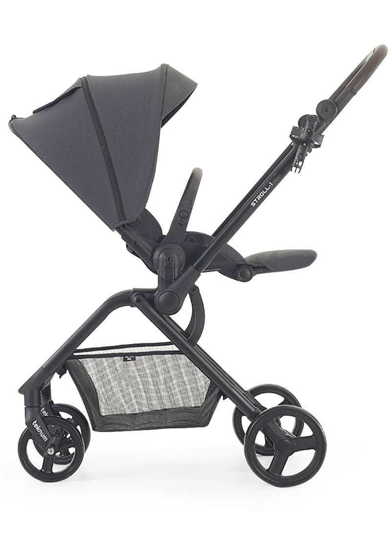 Teknum STROLL 1 Reversible Travel Stroller-Grey