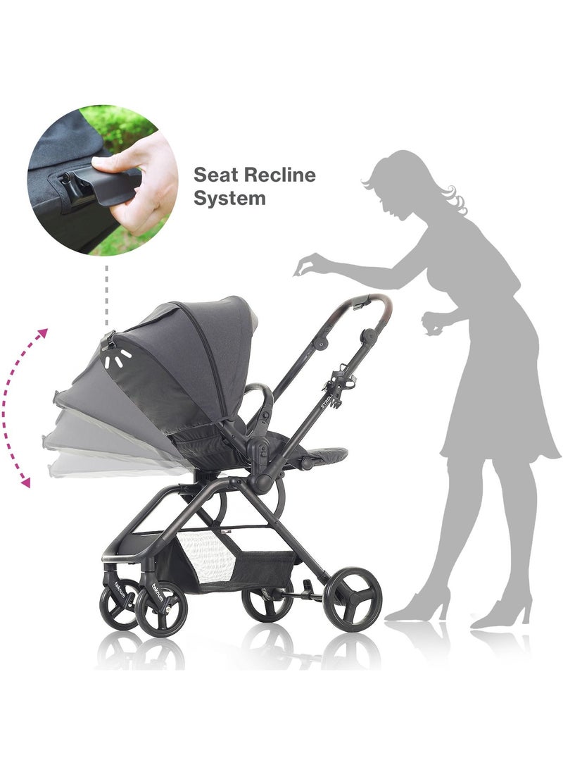 Teknum STROLL 1 Reversible Travel Stroller-Grey