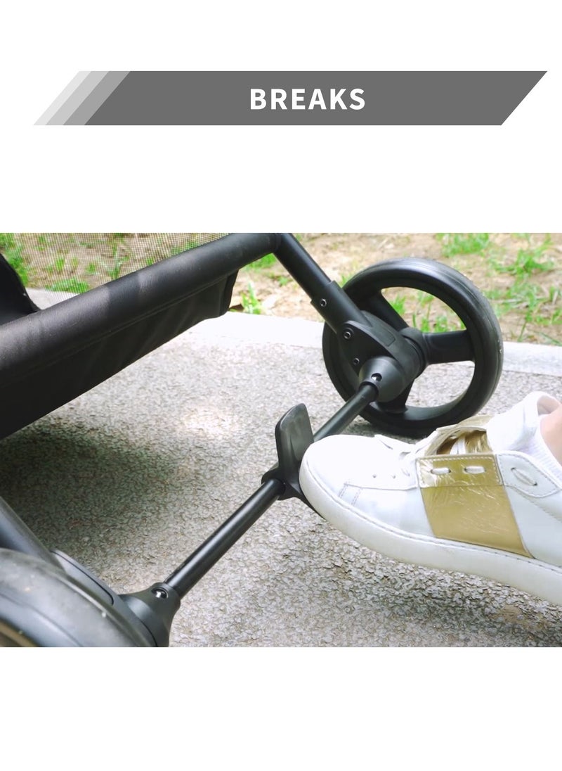 Teknum STROLL 1 Reversible Travel Stroller-Grey