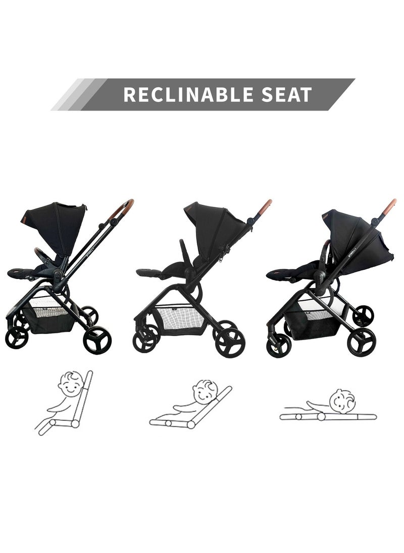 Teknum STROLL 1 Reversible Travel Stroller-Grey