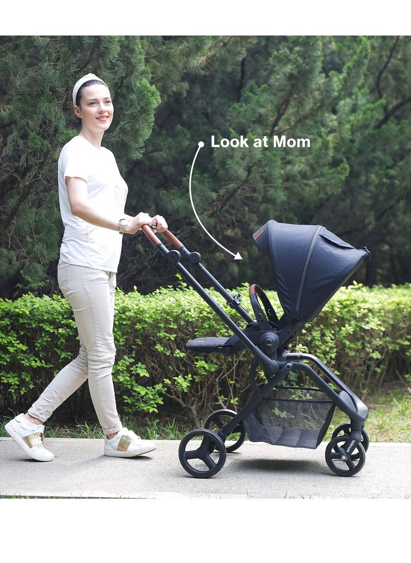 Teknum STROLL 1 Reversible Travel Stroller-Grey