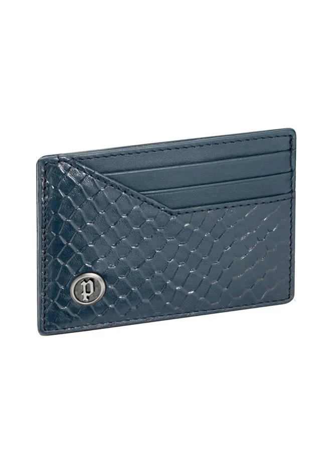 POLICE Antiquity Navy Card Case For Men