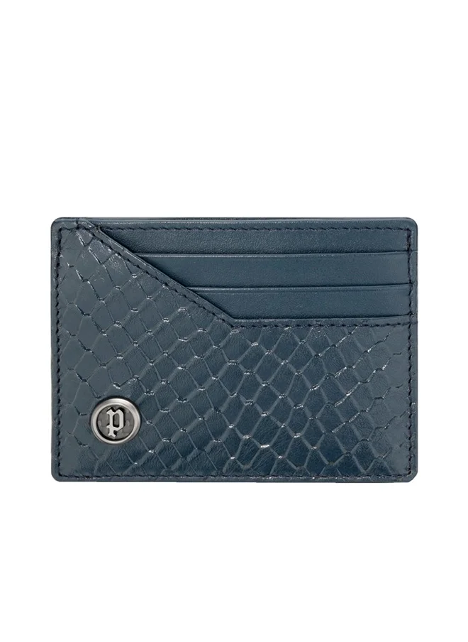 بوليس Antiquity Navy Card Case For Men
