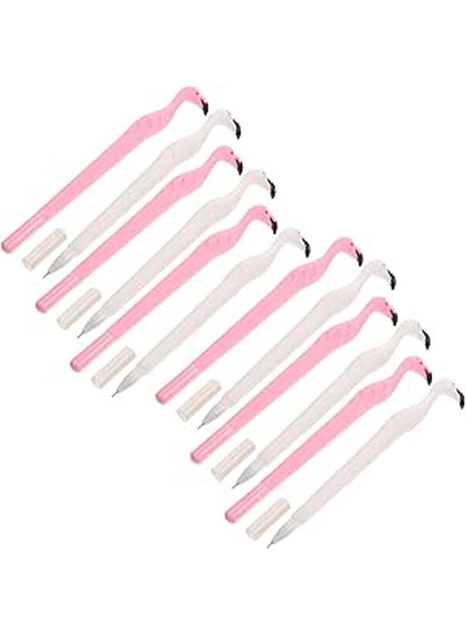 12pcs Cute Flamingo Fine Tip Gel Pens For Students School Home Use Lightweight Portable - Image 1
