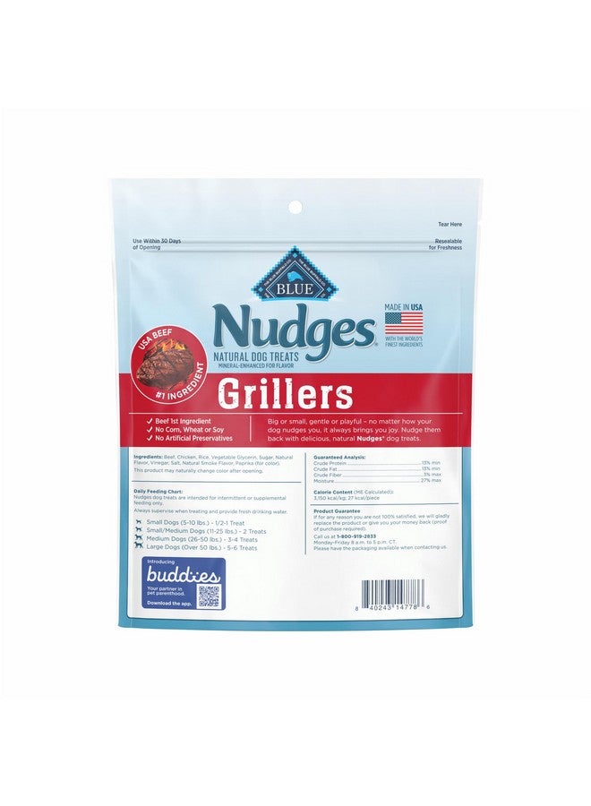 Blue Buffalo Nudges Grillers Natural Dog Treats, Made In The Usa With Real Steak, 16Oz. Bag - Image 2