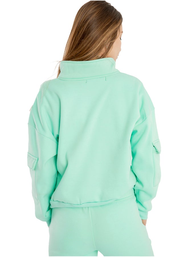 Youthful - Half Zipper sweatshirt - Image 1