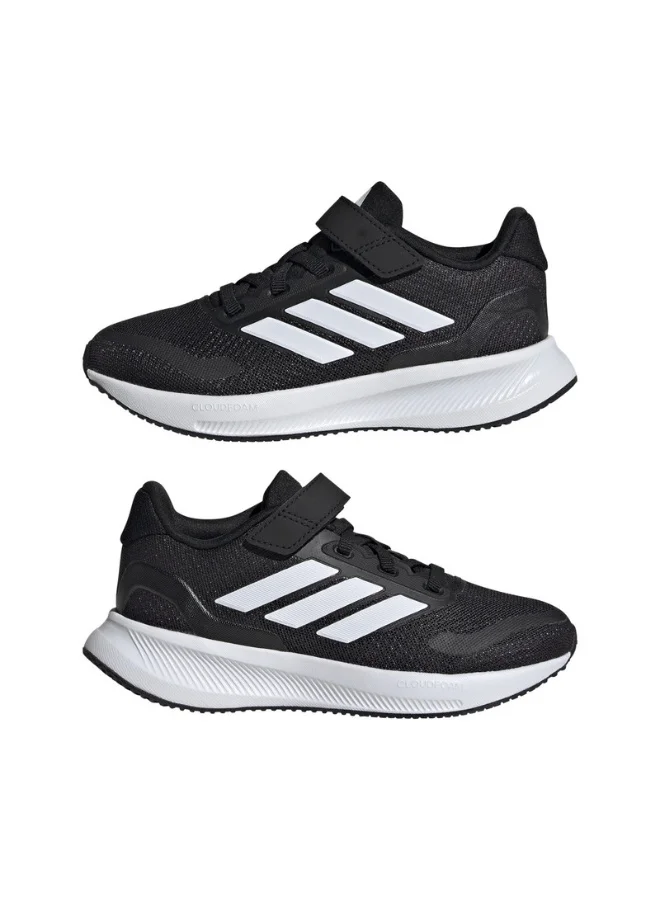 Adidas Adidas Runfalcon 5 El C U Black Running Shoes For Kids