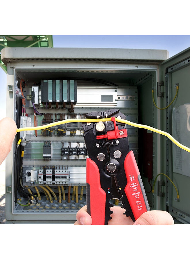 260PCS Crimp Cable Terminals Set Kit Heat Shrink Insulated Wire Electrical Connector Assorted Box with Wire Stripping Pliers Portable