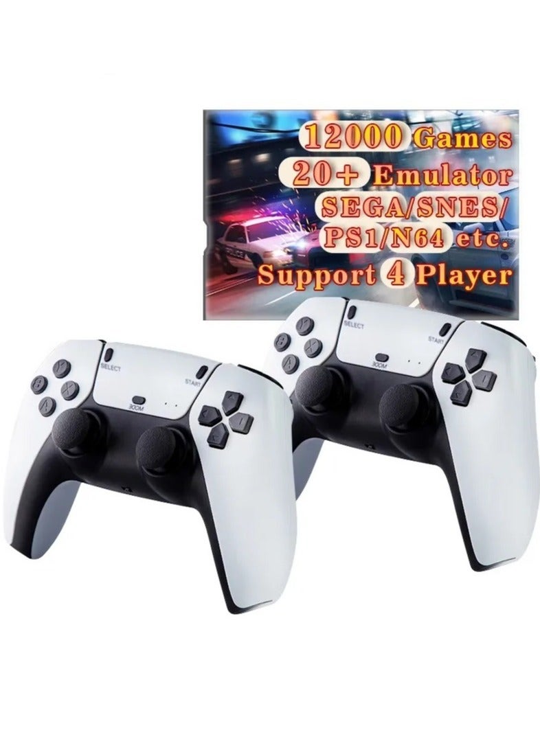 Wireless Retro Game Console, HD 4K Classic 20000 Games, Mini Arcade Two Player Plug & Play Video Game Stick, 23 Classic Emulators Definition HDMI Output Adults Kids Gift (64GB) - Image 1