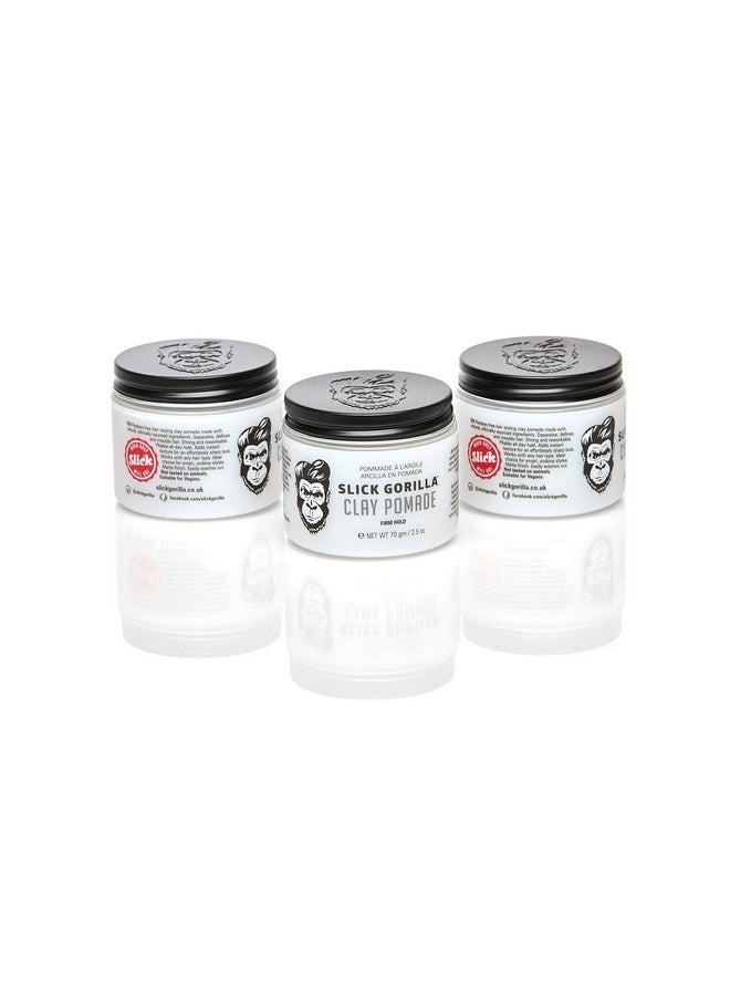 Slick Gorilla Slick Gorilla Clay Pomade 2.5 oz  - Image 3