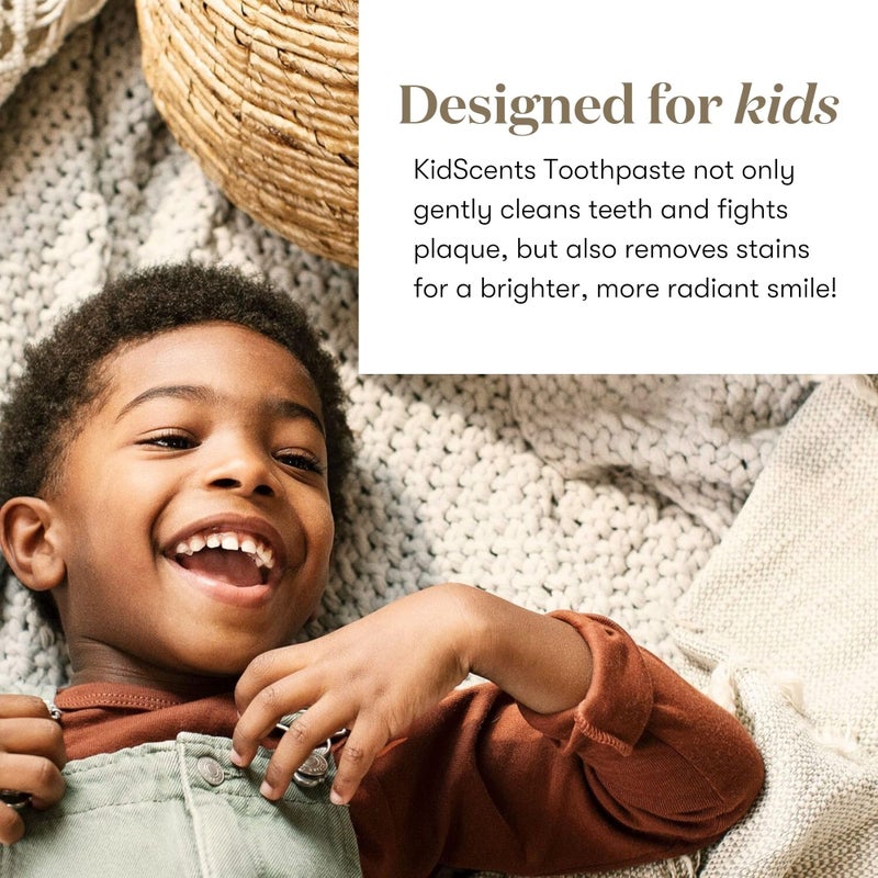 Young Living KidScents Slique Toothpaste by Young Living - 4 oz Tube - Gentle Dental Care for Kids - Premium Essential Oils - Citrus-Mint Flavor - Fights Plaque Removes Buildup and Stains - Fluoride and SLS Free - Image 2