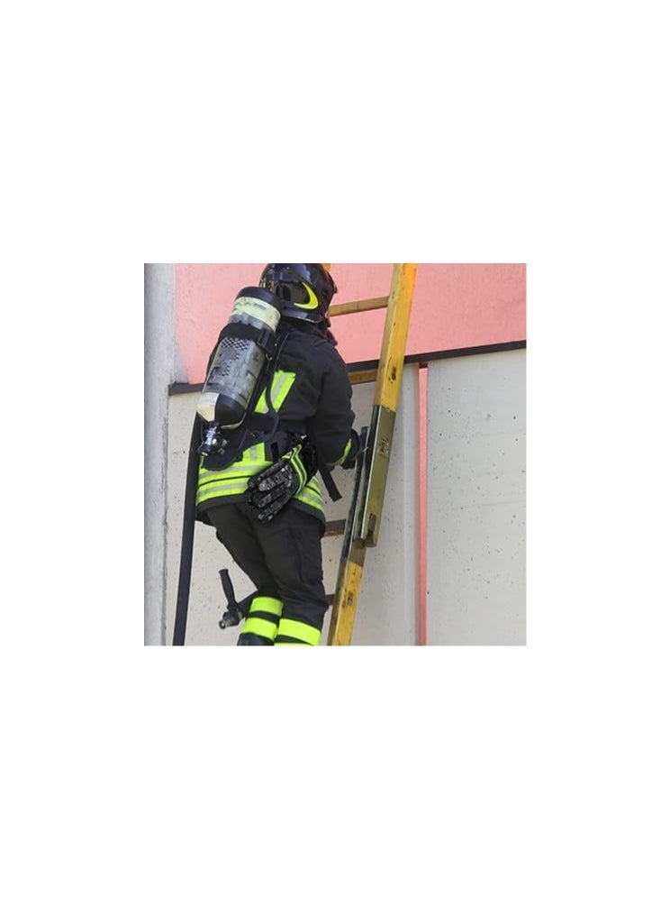 3 Pieces Heavy Duty Firefighter Glove Strap Set with Reflective Trim - Durable Fire Gear Accessories for Secure Storage  - Image 5