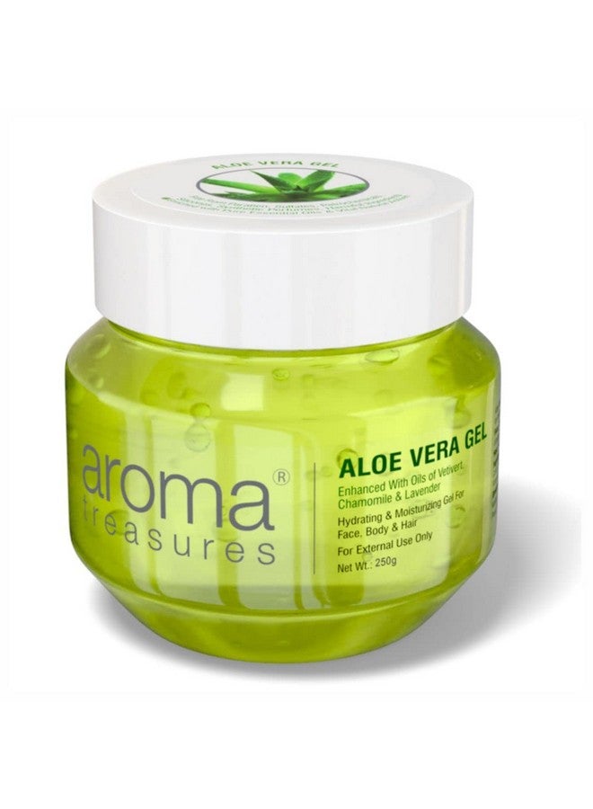 Aroma Treasures Aloe Vera Gel For Face, Skin, Body & Hair | Paraben Free Aloevera Gel For Glowing Skin Suitable For Men & Women 250 G (Pack Of 1) - Image 1